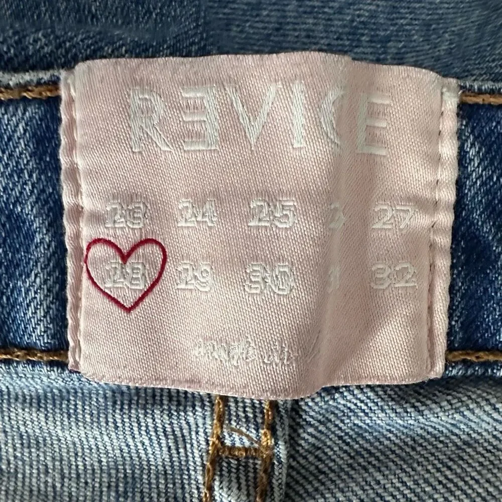 Revice Denim Farrah Medium Wash Jeans Size 28